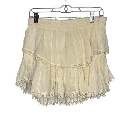 LoveShackFancy Ruffle Mini Skirt - Picture 2 of 7
